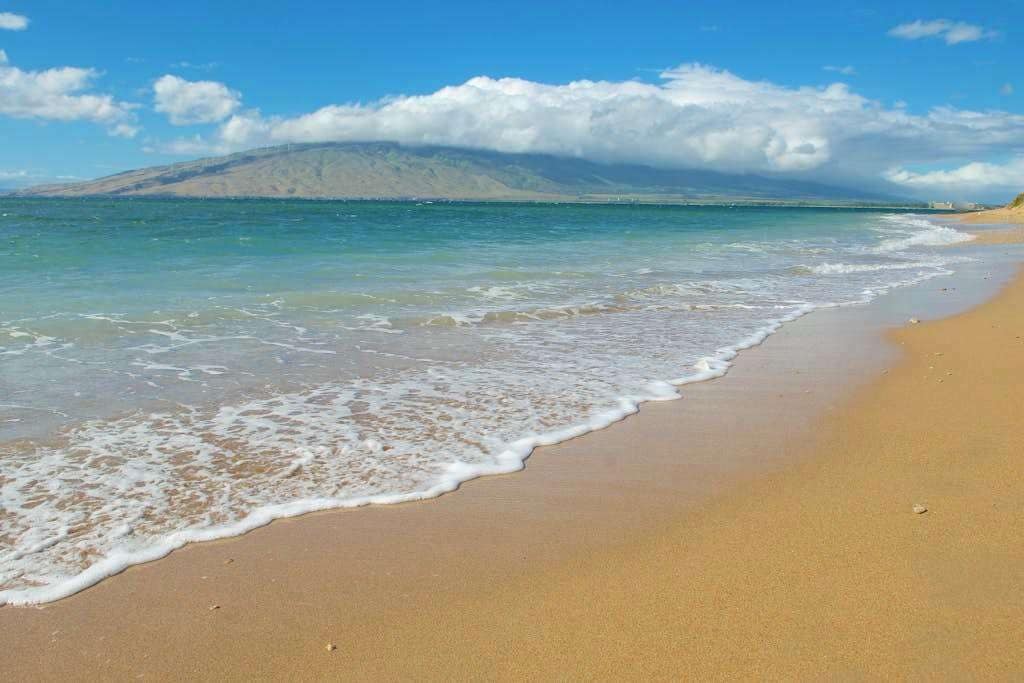 On the beach