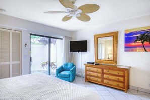 Desk, iron/ironing board, WiFi, bed sheets - Ocean-View Kihei Condo with Pools, Hot Tub, Tennis & Grill (Kihei)
