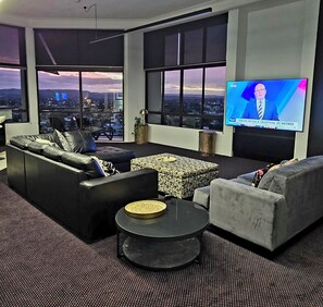 Living area - Gold Coast Penthouse Escape - Where every window is a view! (Surfers Paradise)