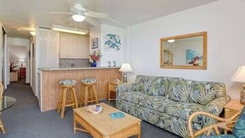 TV, stereo, offices