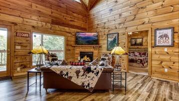 Maison, Plusieurs lits (Willow Heights Lodge) | Aire de séjour