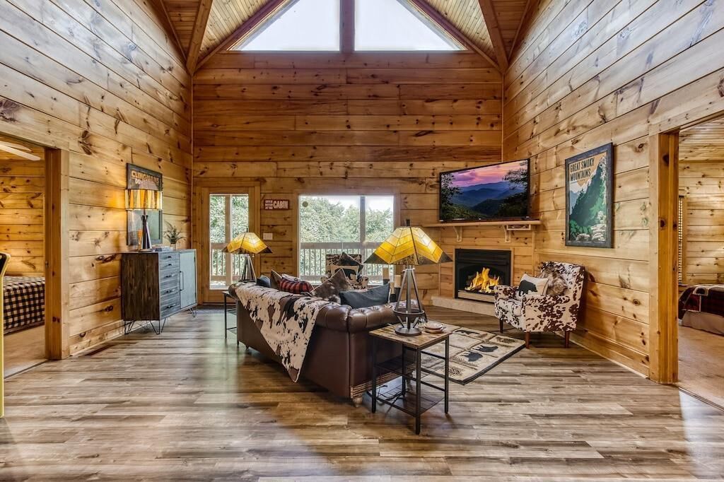 Maison, Plusieurs lits (Willow Heights Lodge) | Aire de séjour