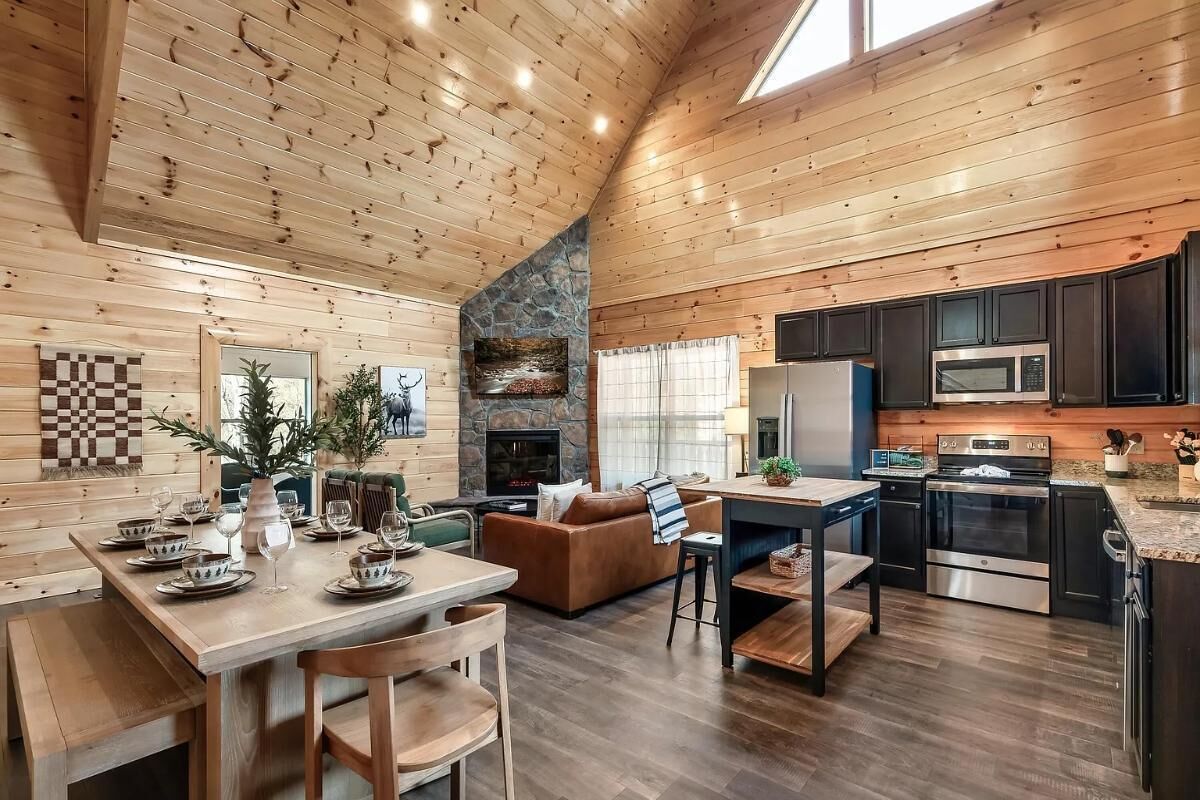 House, Multiple Beds (Lykke Lodge) | Private kitchen