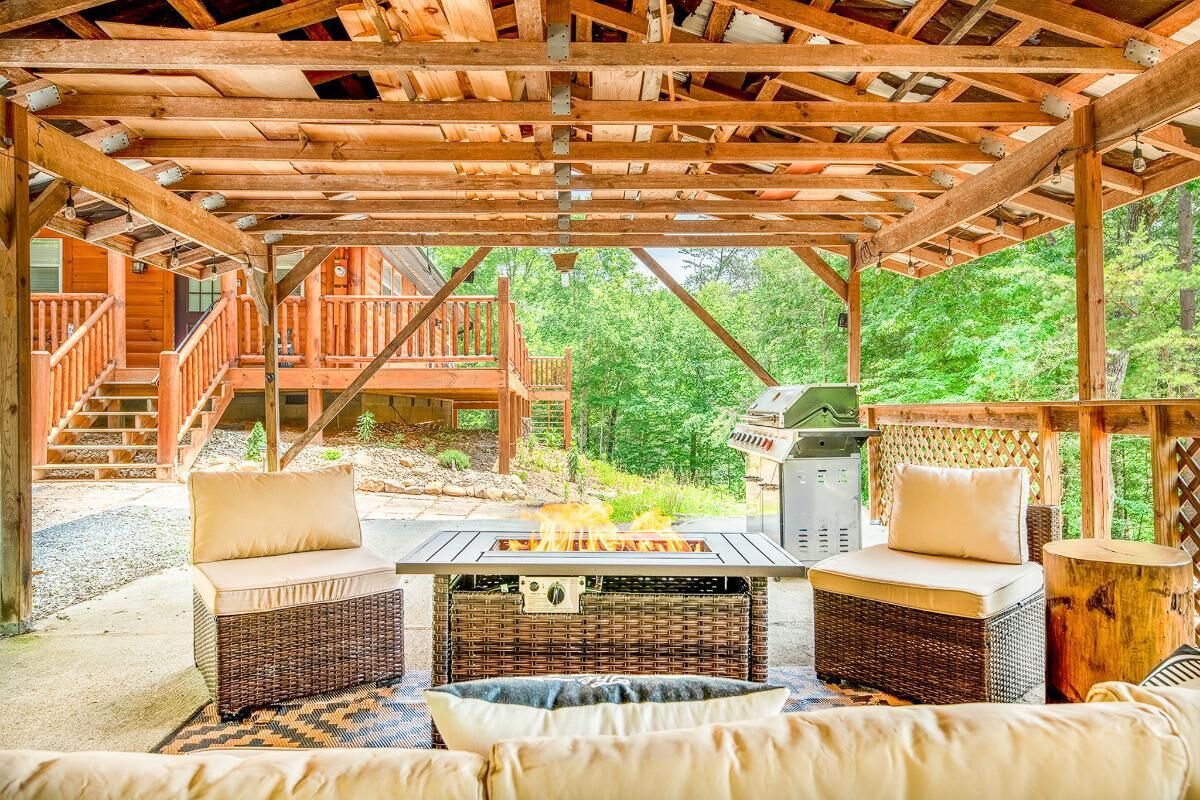 Casa, varias camas (Oldham Ridge Retreat) | Terraza o patio