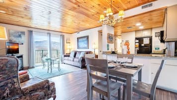 Apartamento, 1 cama de matrimonio grande con sofá cama (Mountain View) | Zona de estar