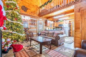 Ferienhaus, 1 King-Bett (Antlers Haven) | Wohnbereich