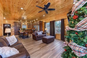 House, Multiple Beds (Pine Haven Cabin) | Living area - Pine Haven Cabin (Sevierville)
