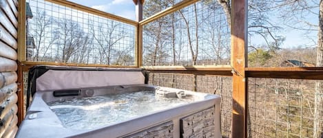 單棟房屋, 多張床 (Magical Meadow) | 室外 SPA 浴池