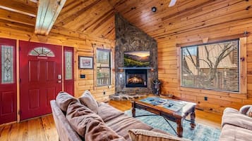 Casa, varias camas (Park's Edge) | Área de sala de estar