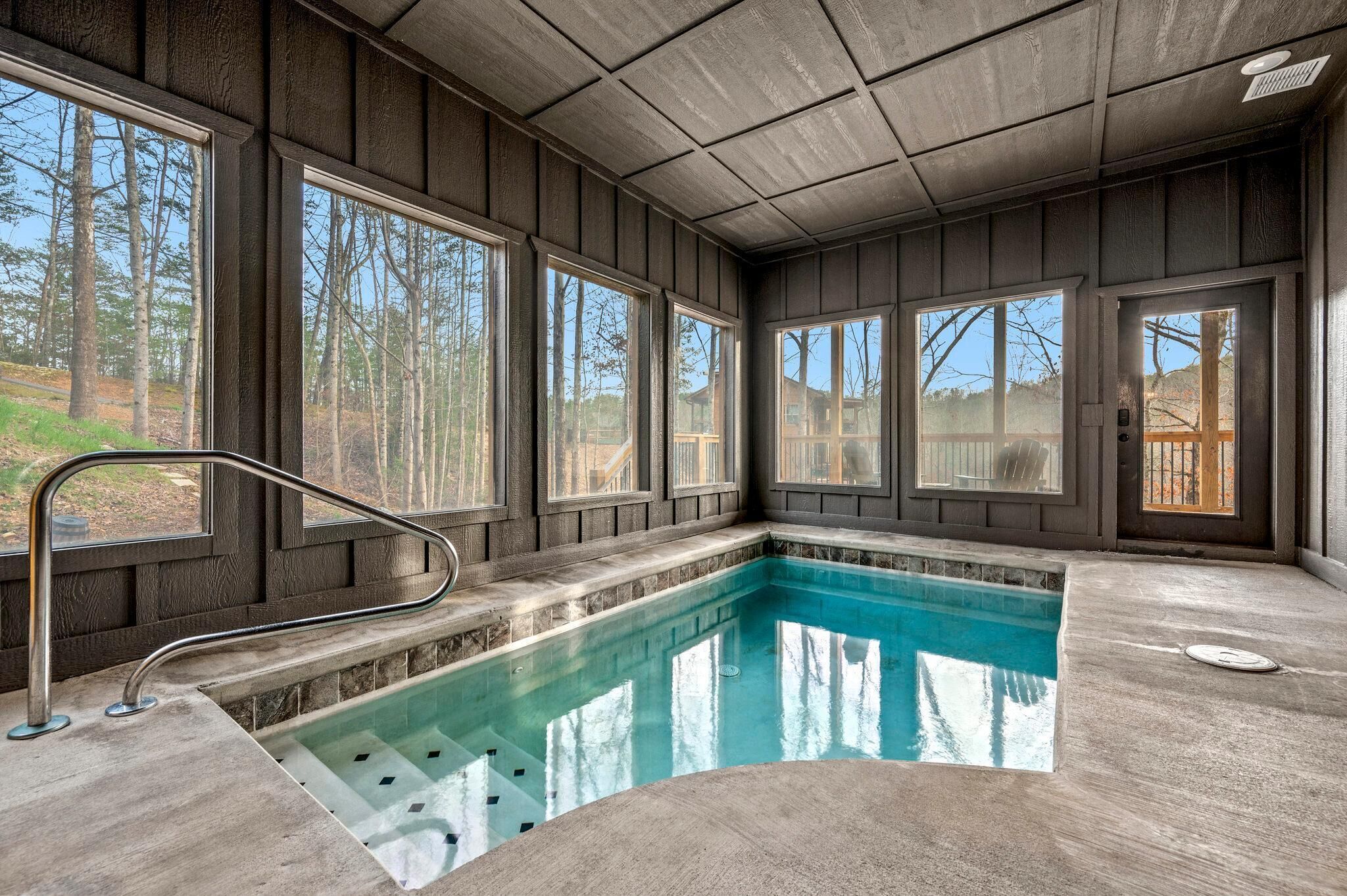 House, Multiple Beds (Calling Mountains) | Pool | Indoor pool, a heated pool