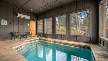 House, Multiple Beds (Calling Mountains) | Pool | Indoor pool, a heated pool