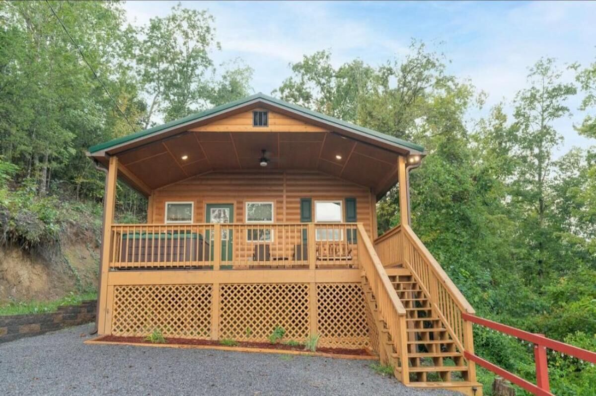 Ferienhaus, Mehrere Betten (Cozy Hollow Cabin) | Außenbereich