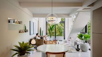 Luxe studio, 1 kingsize bed, balkon | Interieur