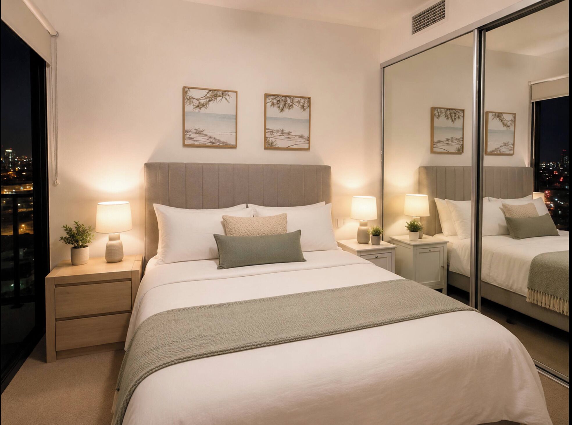 Iron/ironing board, WiFi, bed sheets