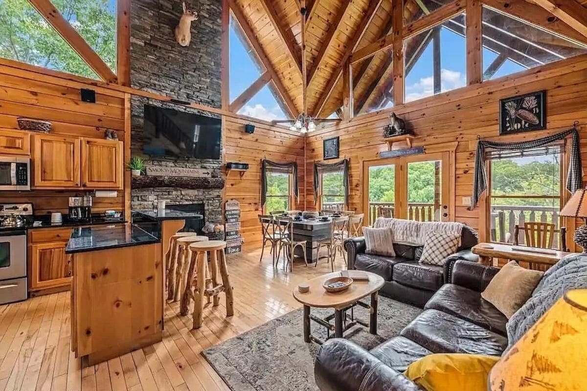 Maison, Plusieurs lits (Away in the Mountains) | Aire de séjour