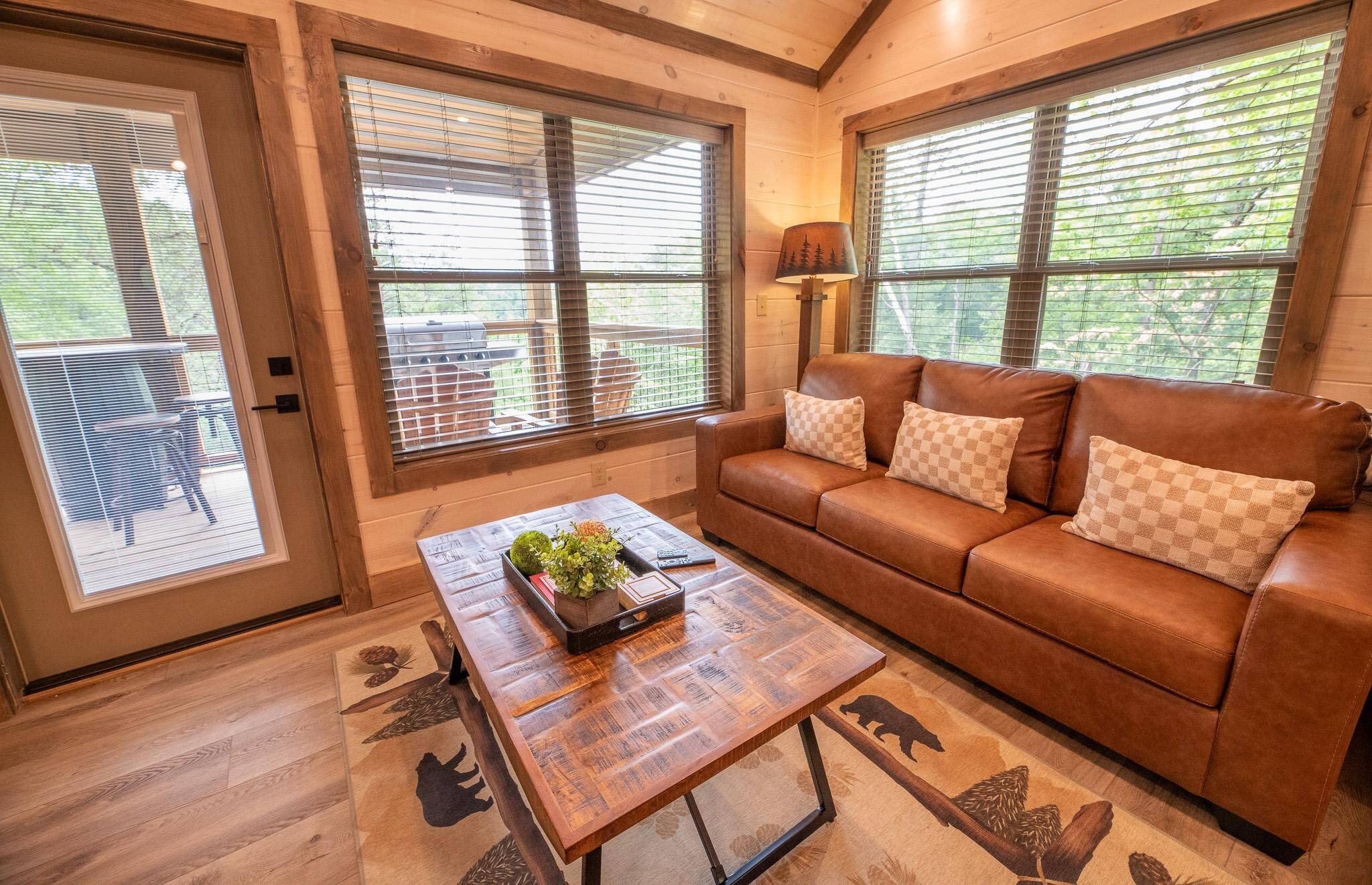 Ferienhaus, Mehrere Betten (Away From It All) | Wohnbereich