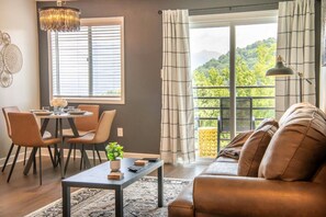 Condo, 1 King Bed with Sofa bed (Adventure Lodge) | Living area - Adventure Lodge (Gatlinburg)