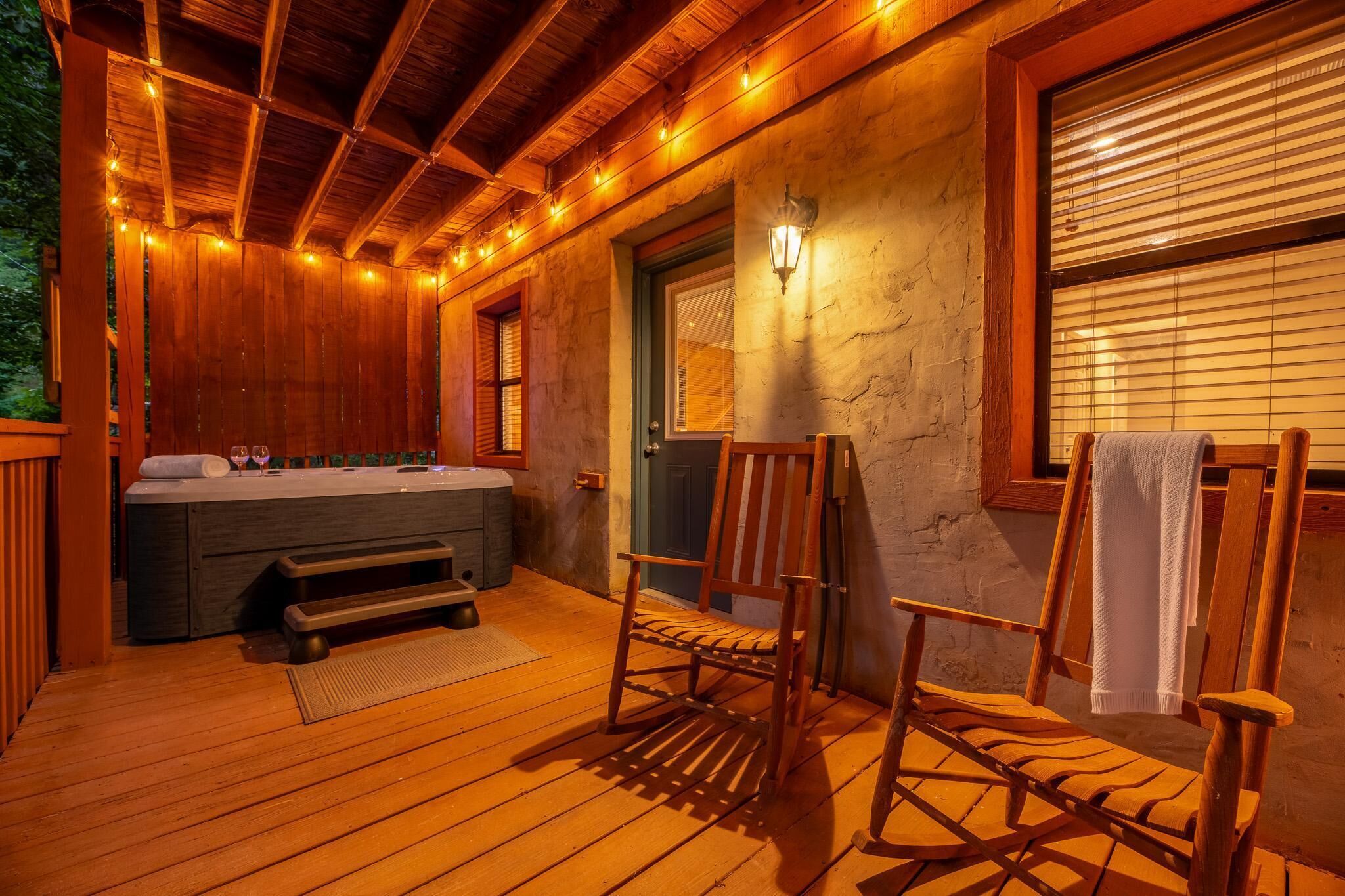 Casa, 1 cama King size y sofá cama (Smoky Mountain Secret) | Spa