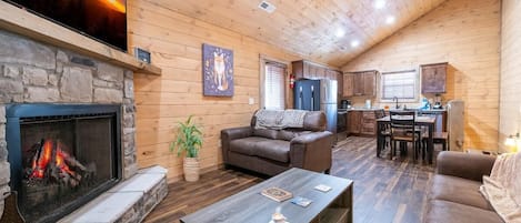 Ferienhaus, Mehrere Betten (Fox Haven) | Wohnbereich