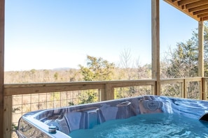 Ferienhaus, Mehrere Betten (Everest) | Außen-Whirlpool