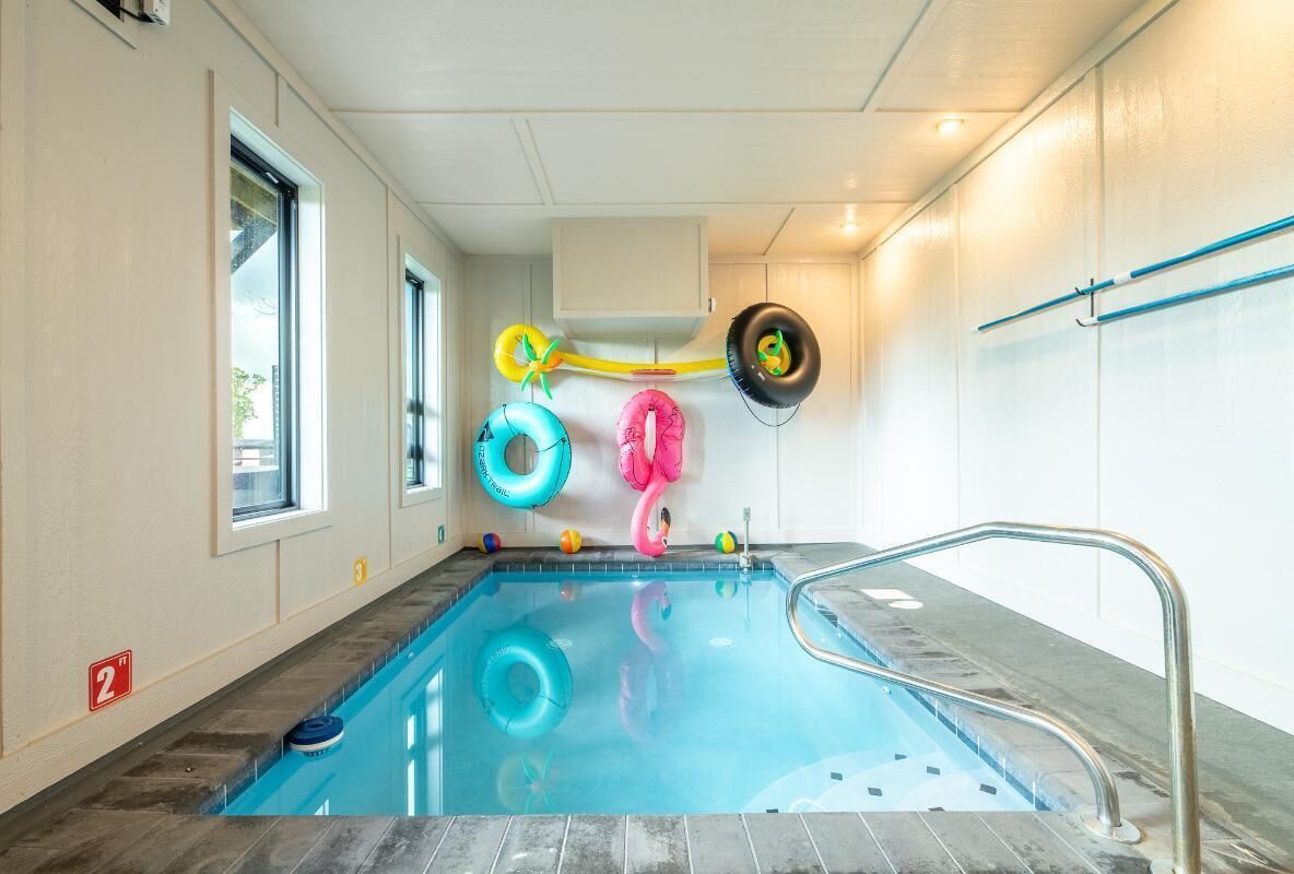 Hus - flera sängar (Spa Mountain Retreat) | Pool | Inomhuspool och uppvärmd pool