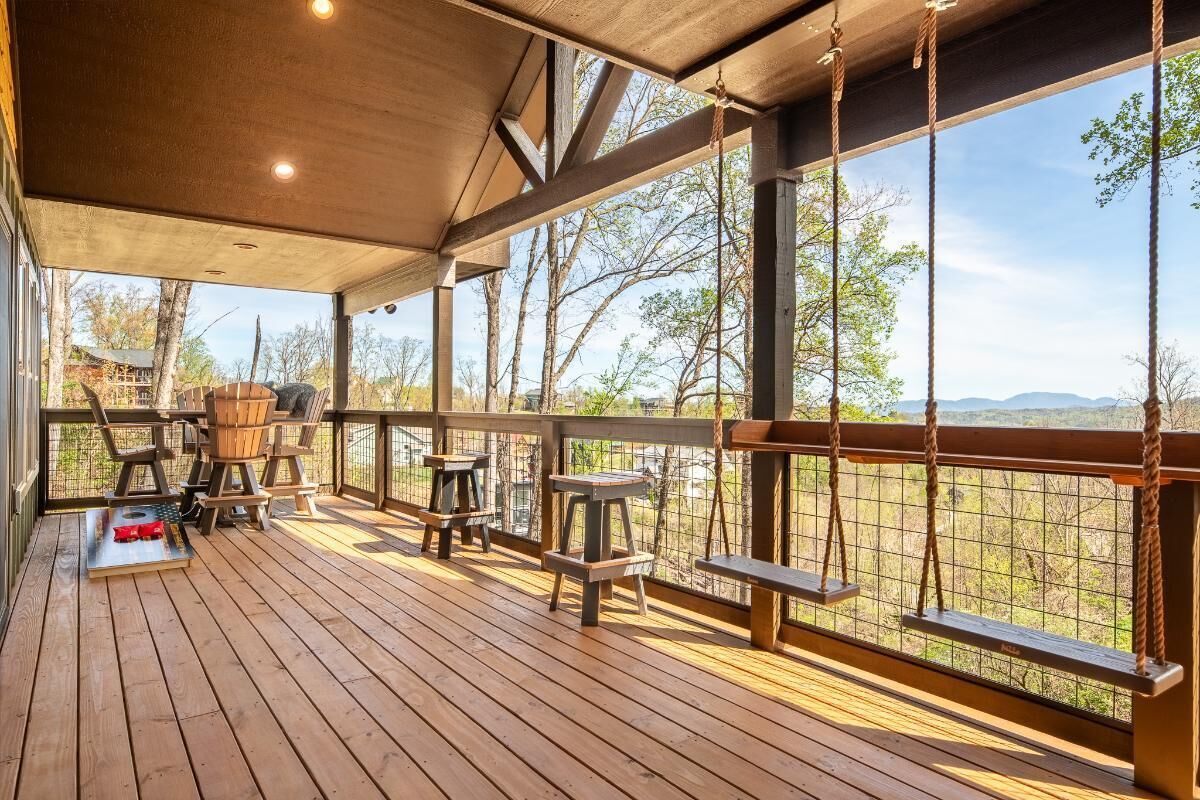 House, Multiple Beds (Sunset Above the Smokies) | Outdoor dining