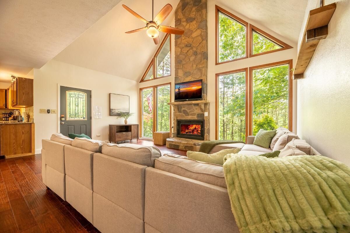 Hus, flere senger (Family Mountain Lodge) | Oppholdsområde