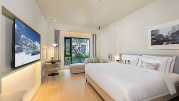 In-room safe, blackout curtains, soundproofing, free WiFi