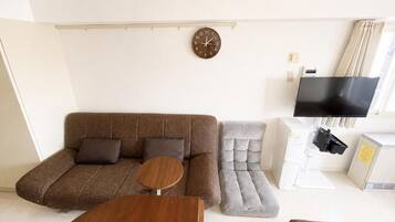 Basic Apartment, City View | Living area