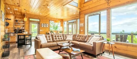 Ferienhaus, Mehrere Betten (Fancy Views) | Wohnbereich
