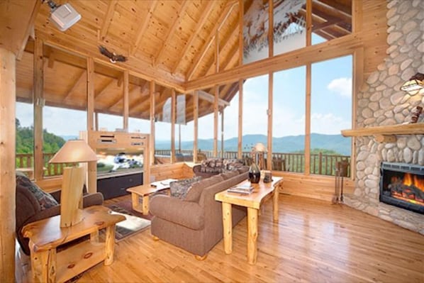 Cabin, Multiple Beds (Kodiak) | Living area - Kodiak (Sevierville)