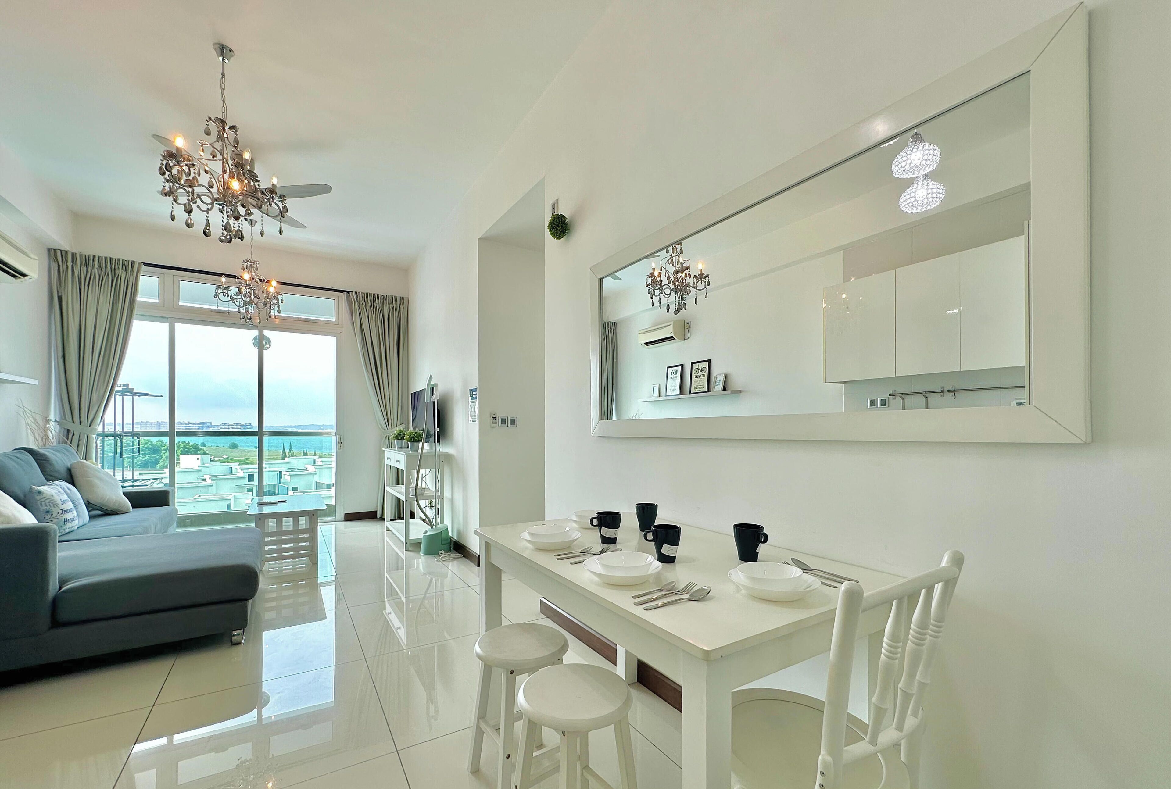 Comfort Apartment, Sea View | In-room dining