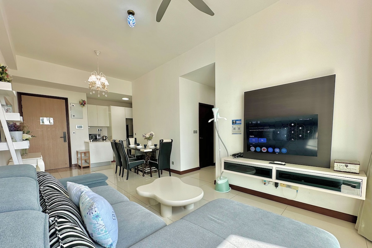 Appartement Économique, vue ville | Coin séjour