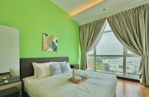 Classic Apartment, City View | Wi-fi percuma, cadar katil 