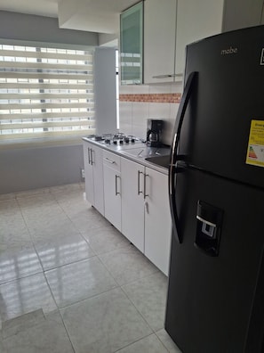 Private kitchen - Spacious 2-bedroom apartment in the city center (Bogotá, D.C.)
