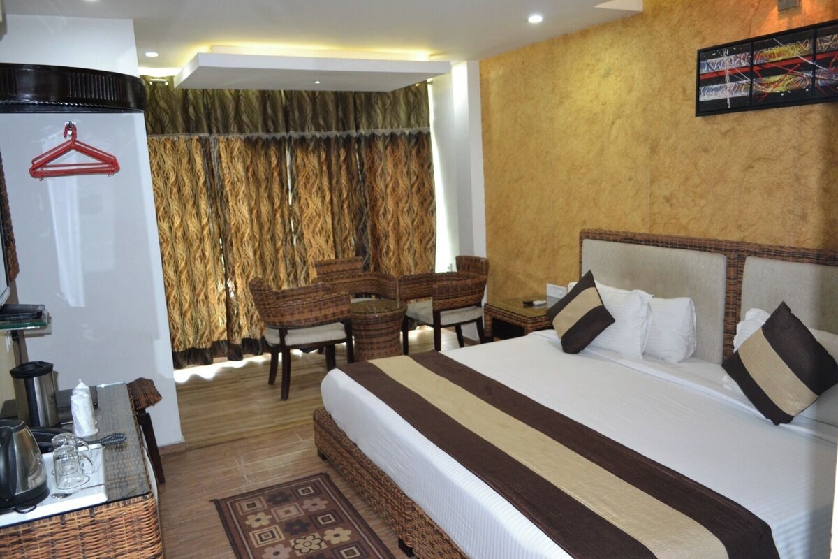 Kamar Elite, pemandangan sungai | Meja kerja, ruang kerja ramah laptop, dan Wi-Fi gratis