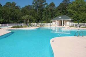 Indoor pool, outdoor pool - Luxury 3 bedroom condo in the heart of Pawley’s. Serenity of True Blue. (Pawleys Island)