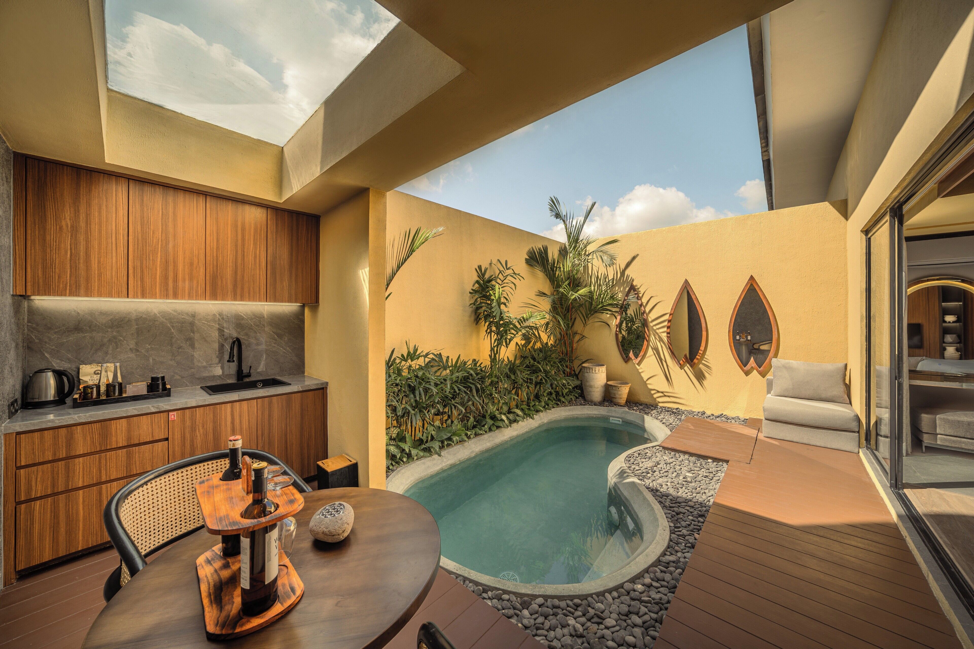 Grand One Bedroom Villa with Private Pool | Private kitchen | Electric kettle