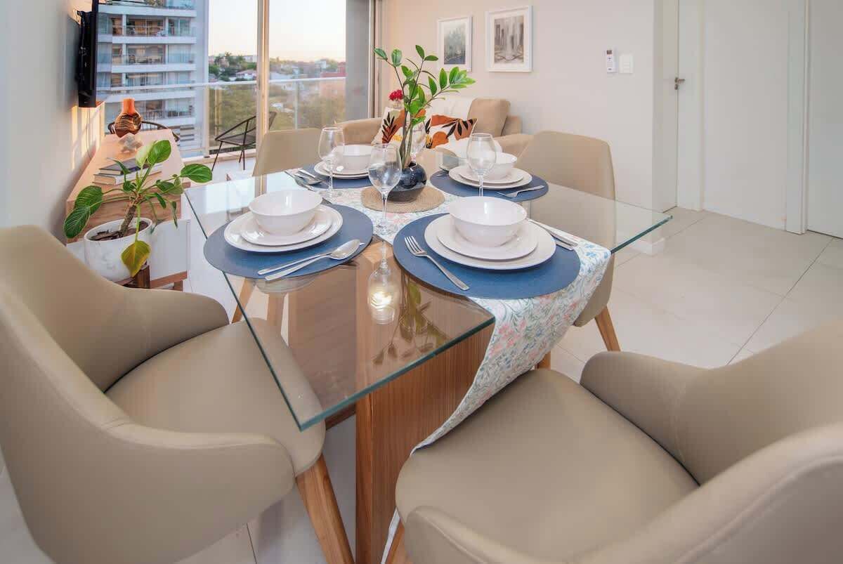 Apartment, City View | Dining