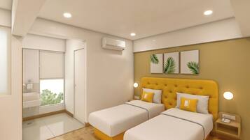 Deluxe Twin Room, City View | Spa