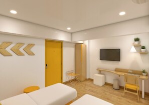 Kahden hengen deluxe-huone (kaksi sänkyä), kaupunkinäköala | Kylpylä