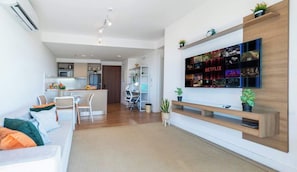 Apartment, City View | Living area - Corporate Stays More del Sol (Asunción)
