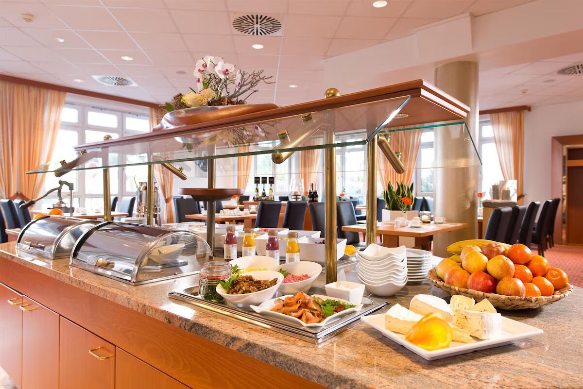 Indulge in a fresh, abundant breakfast buffet each morning.