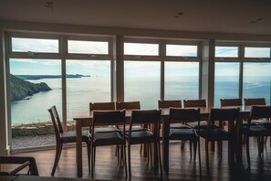 Dining - Cliff-top converted farmhouse in the Pembrokeshire Coast National Park. (Goodwick)