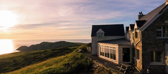Cliff-top converted farmhouse in the Pembrokeshire Coast National Park.