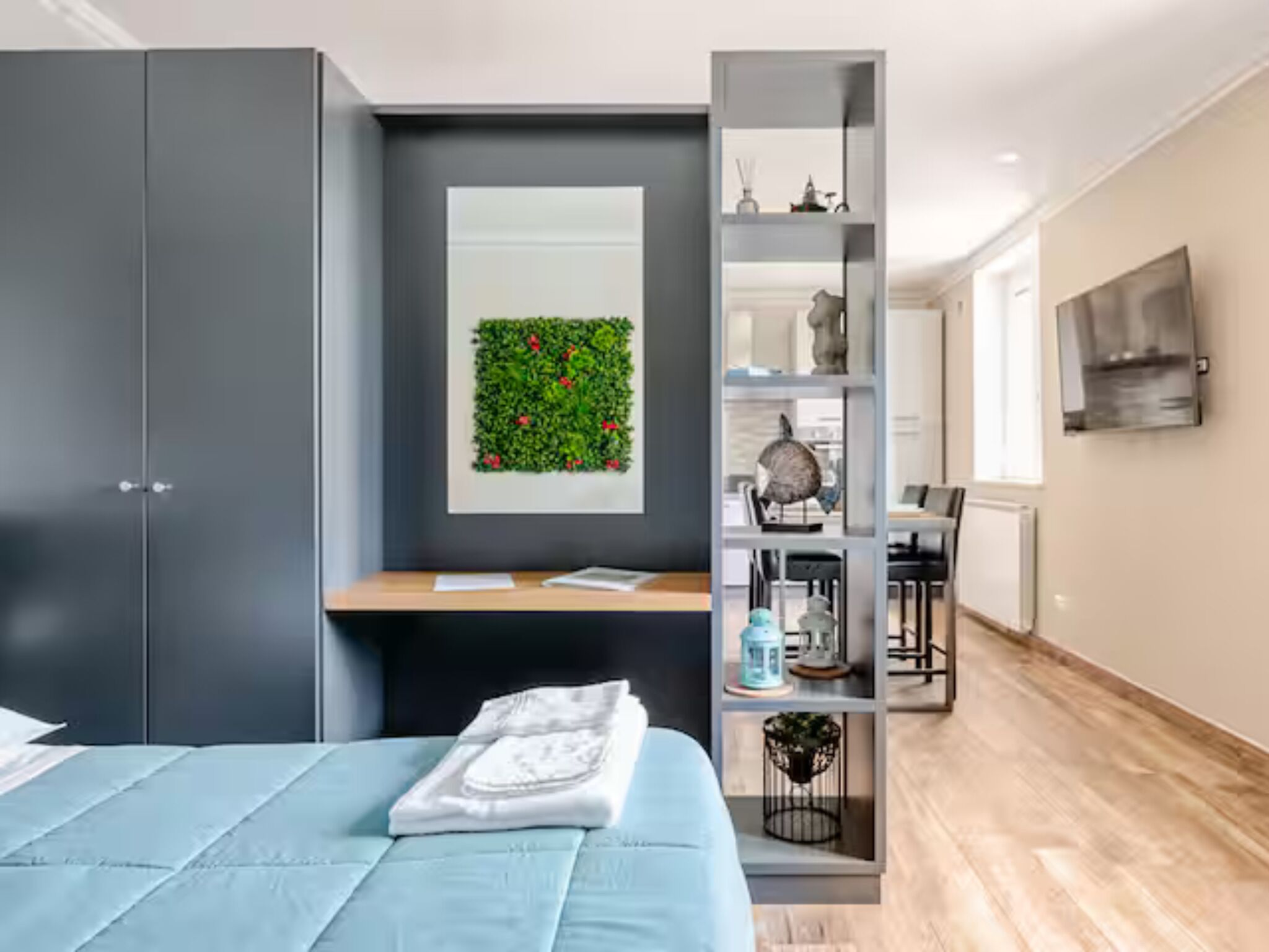 1 chambre, fer et planche à repasser, Wi-Fi gratuit, draps fournis