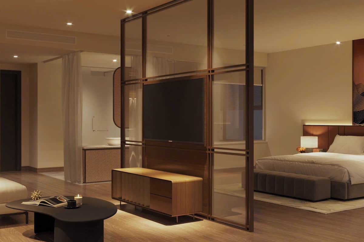 Luxury Suite, Lake View | Premium bedding, minibar, desk, laptop workspace