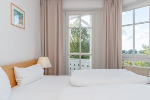 Bed sheets - Ferienwohnung in Sellin mit Balkon, Hund (Sellin)