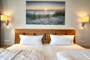 Bed sheets - moderne Ferienwohnung mit Balkon in Sellin (Sellin)
