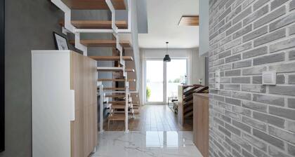 Stilvolles Studio mit Zwischengeschoss | Balkon | Arbeitsbereich